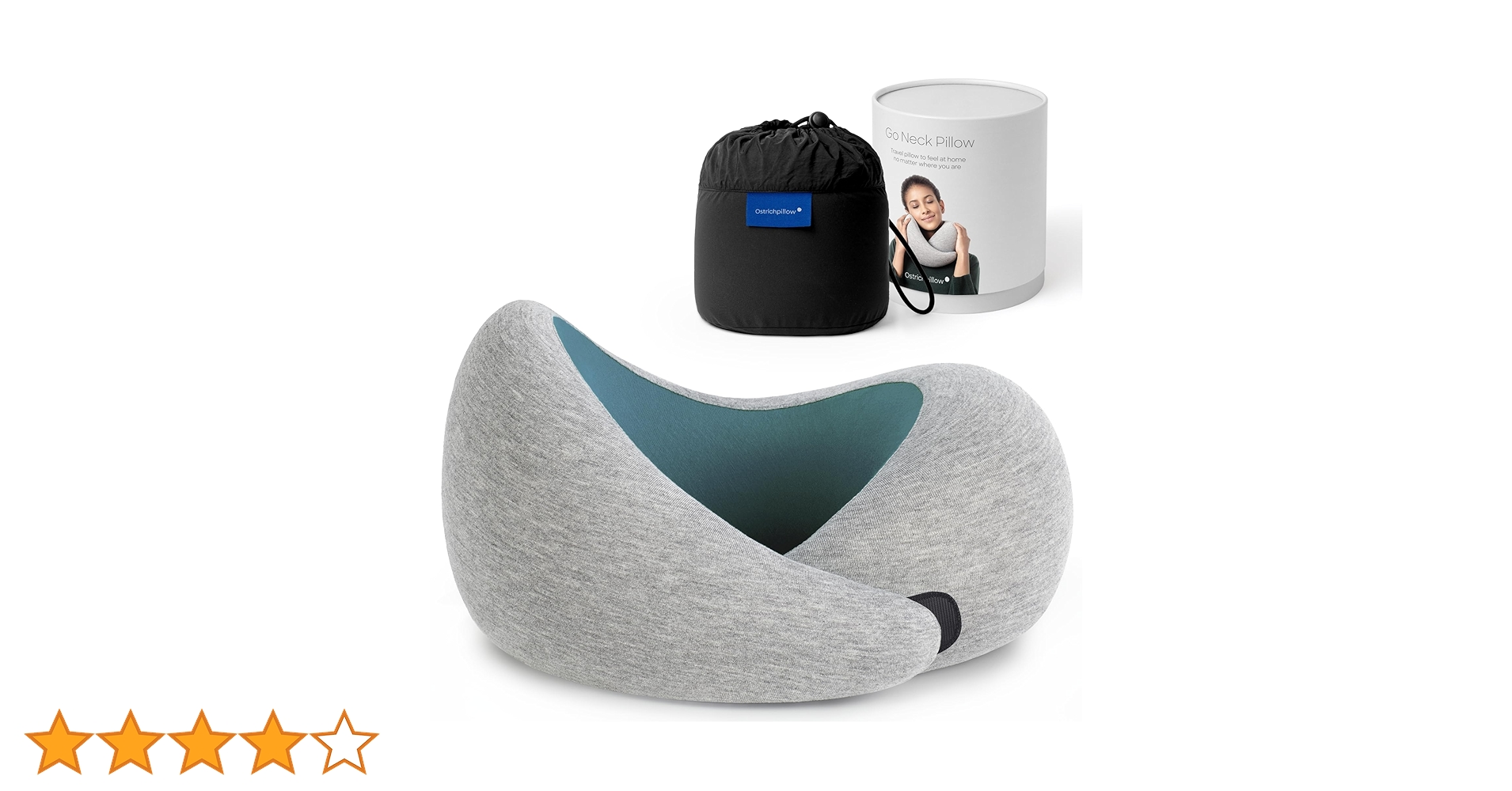 Amazon｜OSTRICHPILLOW GO 形状記憶型旅行用枕で飛行機、自動車